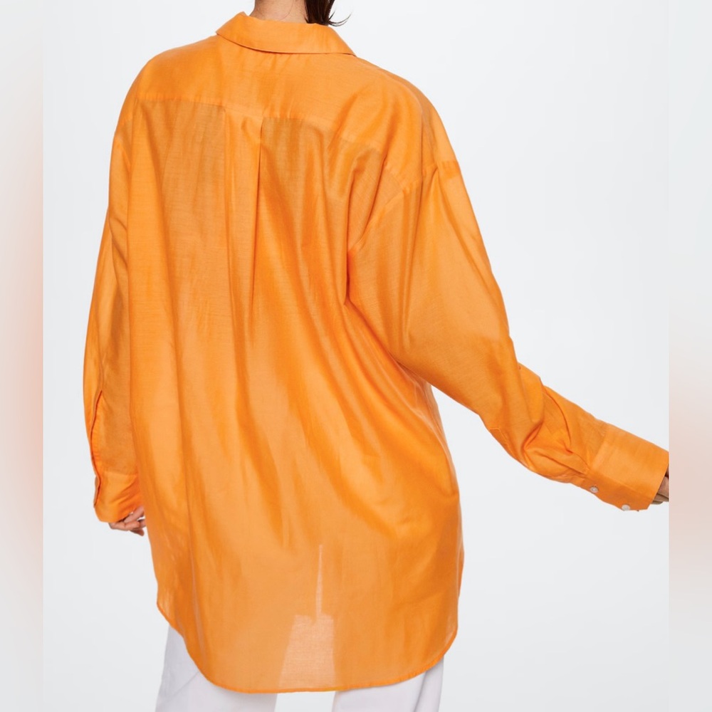 MNG long sleeve shirt 🧡/ dress - Picture 2 of 7